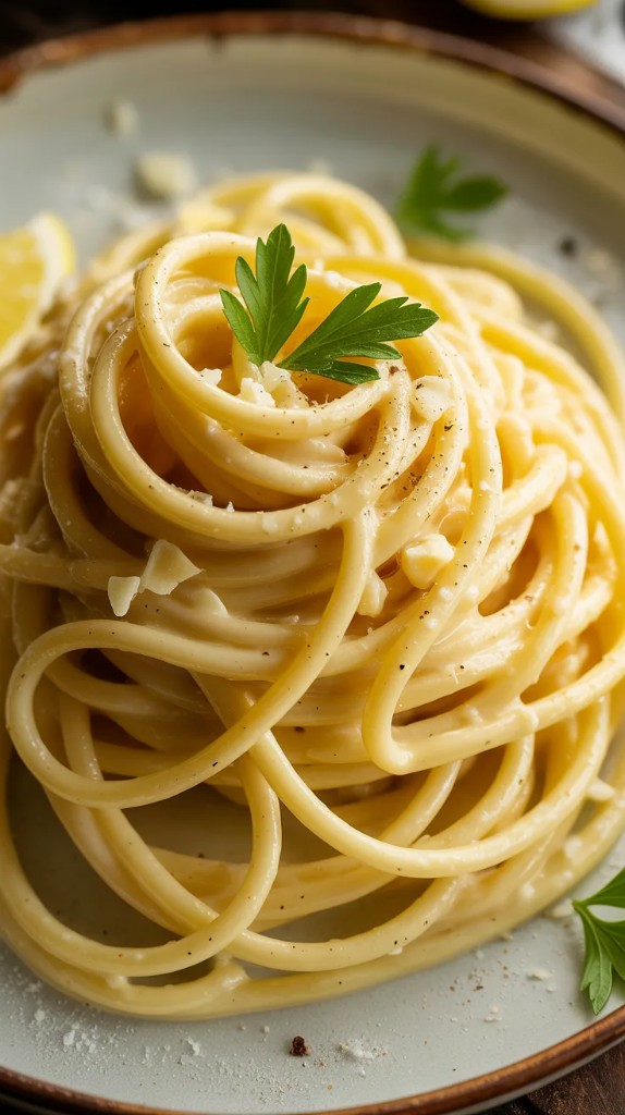 Lemon Garlic Pasta