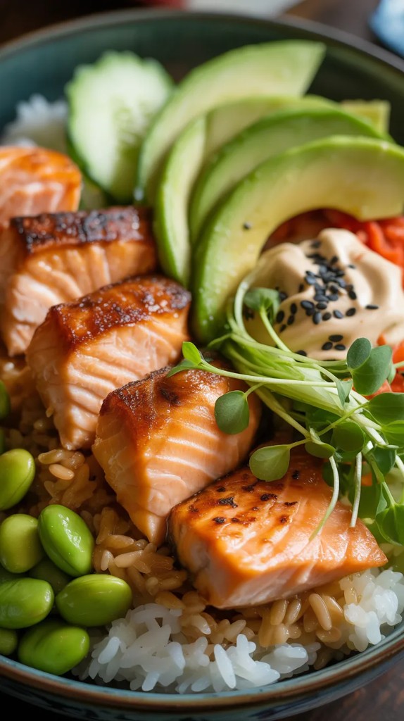 Salmon Rice Bowl